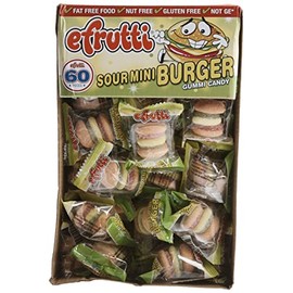 E.Frutti Sour Mini Burgers 1 pack 60 units