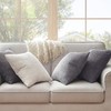 Topfinel Cushion Cover, 30 x 50 cm, Grey Corduroy Cushion