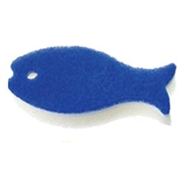 Marna Fish Sponge B, Blue, Set of 10