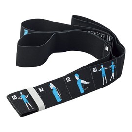 Elecom HCG-PBN01BK Golf Warm-Up Band with Stretch Menu, Assembly Band, Upper Body, Black