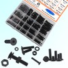 HVDHYY M3 M4 M5 M6 Nut and Bolt Set Black