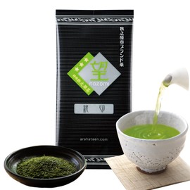 Shizuoka Deep Steamed Tea Earth Poetry Shizuoka Makinohara Brand Tea "Nozomi" Silver Seal Covered Tea Deep Mushi Tea Japanese Tea Kabuse Tea Makinohara Tea Deep Steamed Sencha Bamboo Stamp 3.5 oz (100
