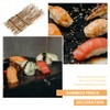 Alipis 20pcs Sushi Bamboo Fence Japanese Sashimi Serving Fence Desktop