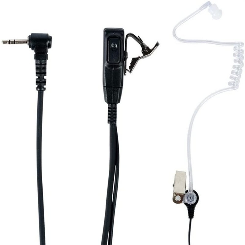 Sarcia Walkie Talkie Earpieces Headset with PTT Mic 1 Pin