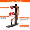 Wood Lathe Steady Rest, JAZORR L Shape Woodworking Steady Rest,
