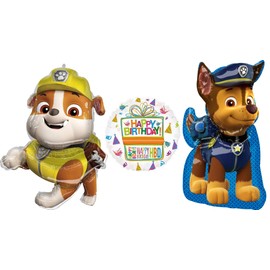 Anagram 32"" Rubble and 31"" Chase Super Shape Foil Balloons, BQ_4157