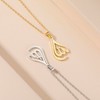 LIKGREAT Allah Necklace for Women Ayatul Kursi Muslim Necklace Allah