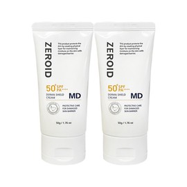 Zeroid Derma Shield Cream MD 50ml (SPF50+) 2 Pieces / Circle / 제로이드 더마 쉴드 크림 엠디 MD 50ml(SPF50+) 2개  써클