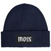 Neverless® Men's Beanie Print Moin Winter Hat with Patch Print