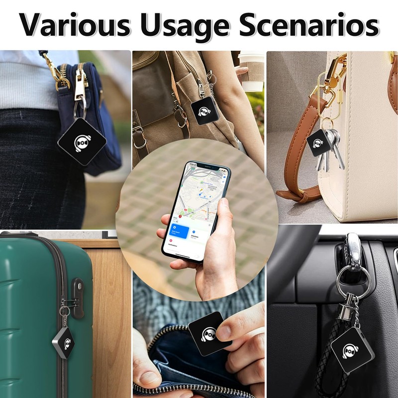 Ultra-Mini Air Tag Rechargeable Key Finder (iOS Only) Smart Bluetooth