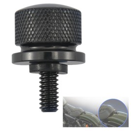 Harley-Davidson 1996~ Seat Bolt Seat Screw Rear Seat Screw Aluminum Mounting Cap 1/4"-20 Pitch Type No Tools Required