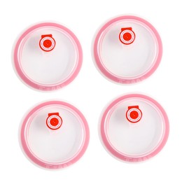 Veemoon Silicone Replacement Lid for Signature Ceramic Bowls - Leak-Proof Microwave Safe Food Covers with Cooling Vent Keep Food Fresh in Kitchen Home and Refrigerator