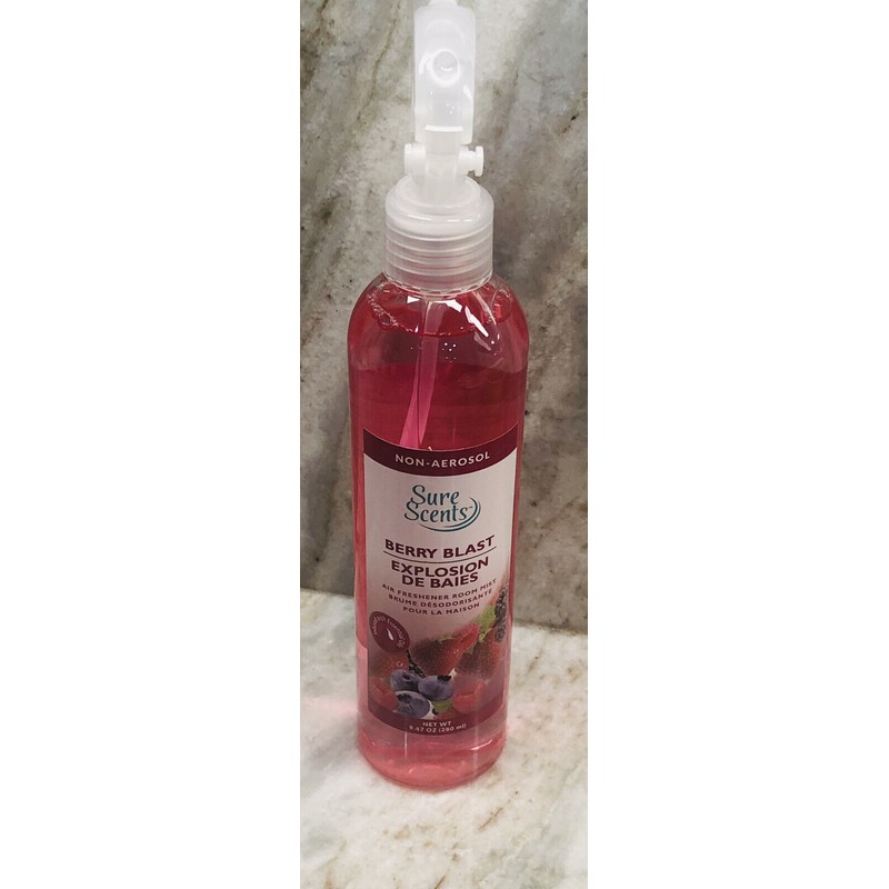 Sure Scents Berry Blast 9.47oz Bottle Air-Freshener Mist Room Spray