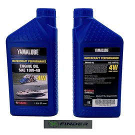 Yamaha Original OEM Yamalube LUB-10W40-WV-12 Watercraft Hi Performance 4 Stroke 4W Engine Oil Yamalube OEM - 2 Quarts