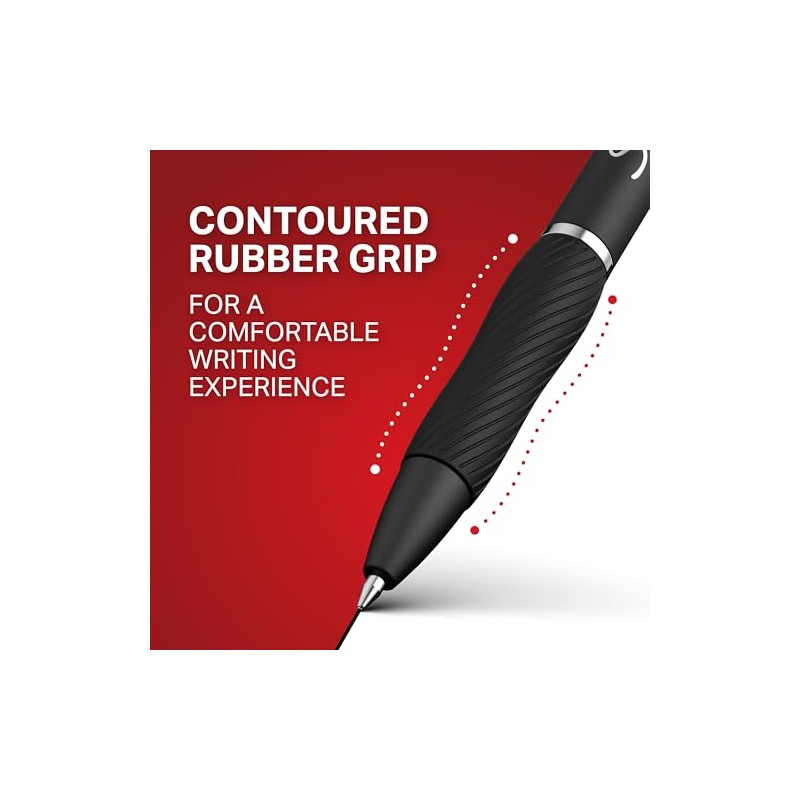 Sharpie de gel, 0.028 pulgadas, color negro