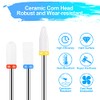 URAQT Ceramic Nail Drill Bits Sets, 10 pcs Electric Nail
