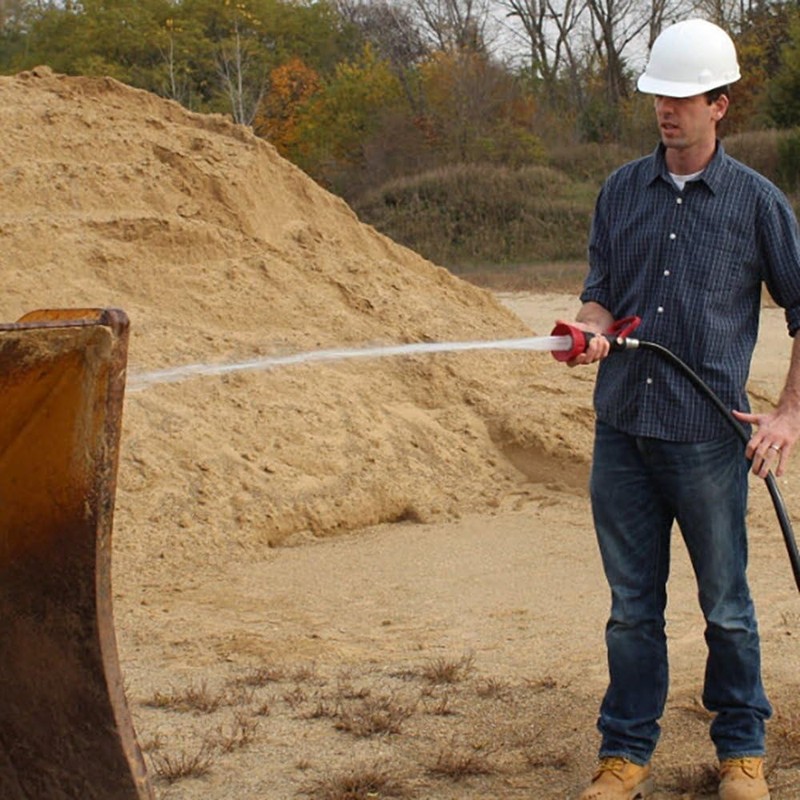 Gilmour 855032-1001 High-Pressure PRO Fireman's Spray Nozzle with Large On/Off,