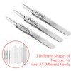 14 Pcs Blackhead Remover Tool, Professional Pimple Popping Kit，Apply to