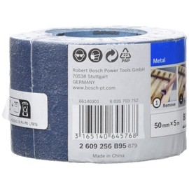 Bosch 2609256B95 50 mm x 5 m Hand Sanding Roll for Metal