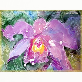 CafePress Orchid! Beautiful Flower Art! Standard Size Playing Cards