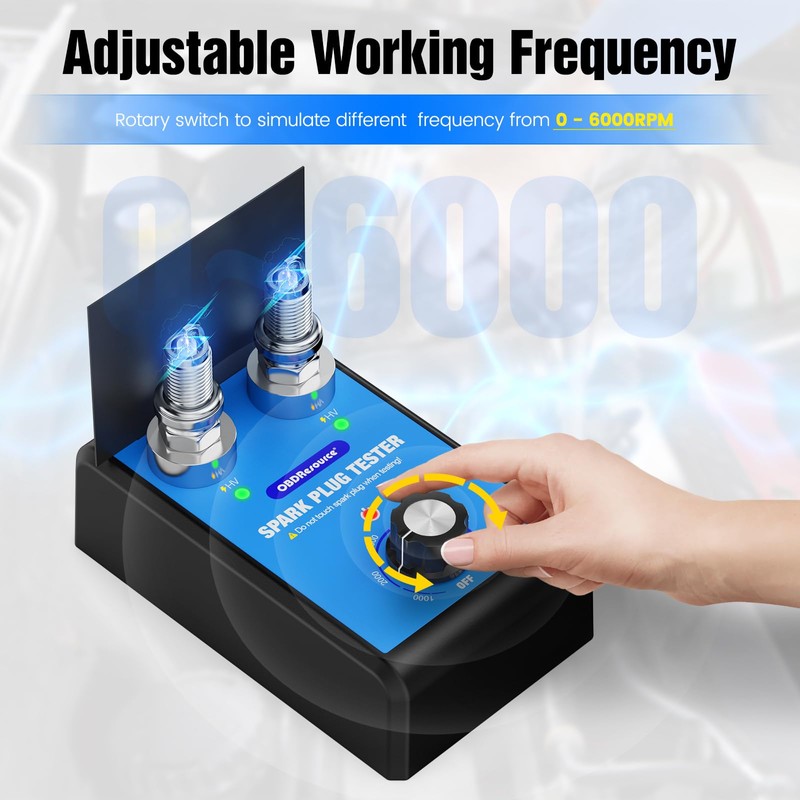 OBDResource Automotive Spark Plug Tester Engine Ignition Spark Plugs Tester