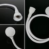 1 x White Shower Hose (Shower Head + Water Hose),