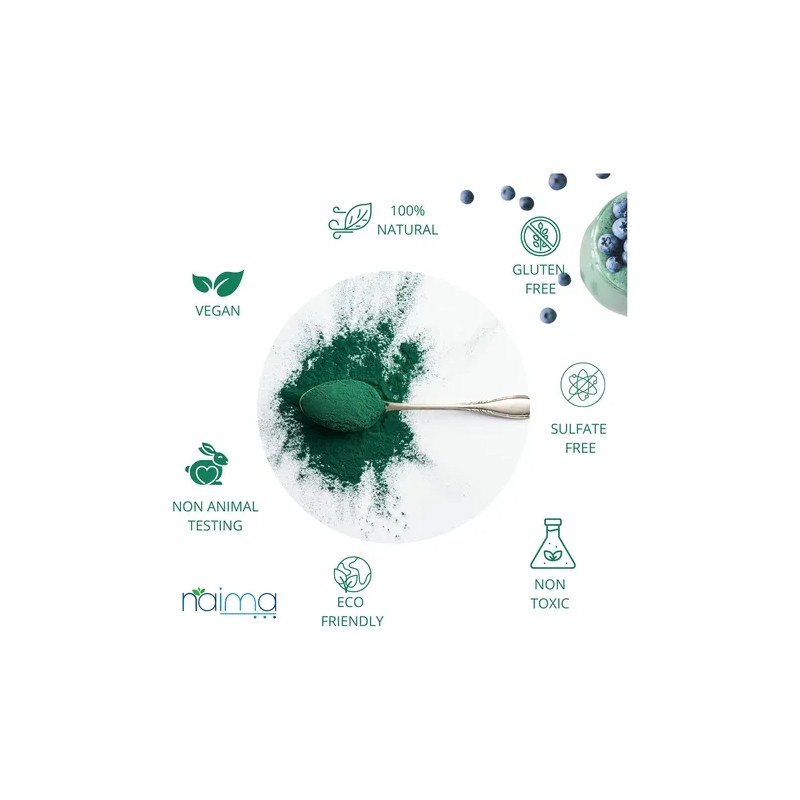 Alga Espirulina Polvo 2 Kilogramo Pura