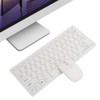 2.4G Wireless Keyboard Mouse Set with Keypad Protector USB Receiver