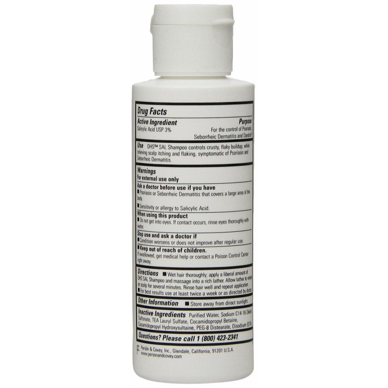 DHS Sal Anti-Dandruff Shampoo (4 fl oz) (Pack Of 3