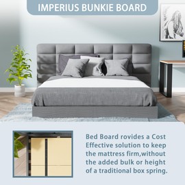 Imperius Heavy Duty Bed Slats for Mattress, Collapsible Box Spring, Bed Support Slats,No Assembly Required,Bed Slats Under Mattress, Queen 57 * 64in