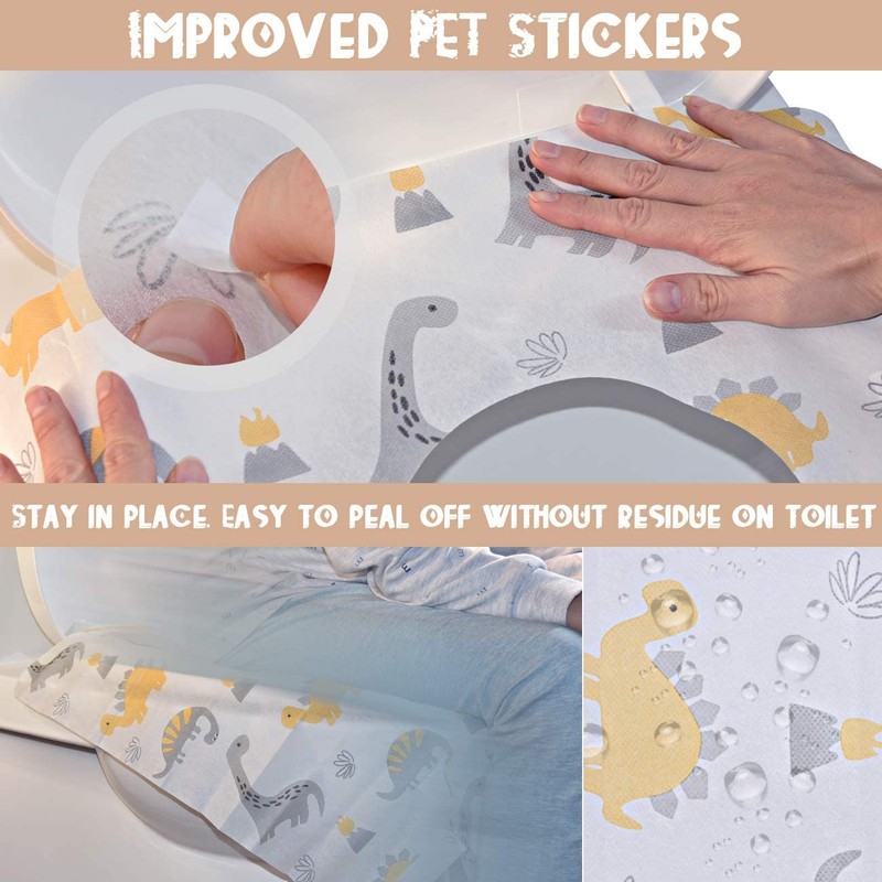 TAOPE Toilet Seat Covers Disposable Extra Large for Toddlers Potty