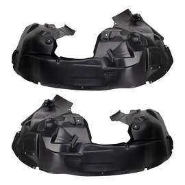 TRQ Front Inner Fender Liner Set Compatible with 2015-2018 Jeep Renegade CH1248183 CH1249183