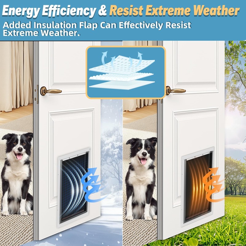 3-Flap Medium Dog Door Replacement Flap with Screws