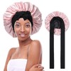 AWAYTR Satin Bonnet Silk Like Bonnets for Sleeping Sleep Cap