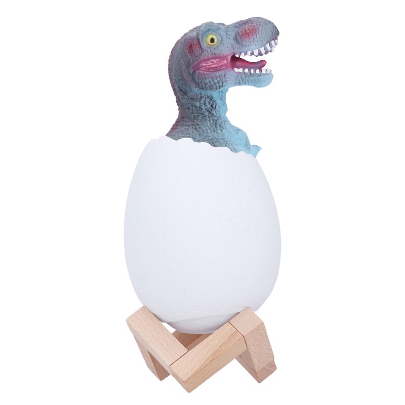 Touch Pat Sensor Night Light Dinosaur Egg Shape Bedside Lamp