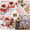 PATIKIL 5.3 x 5.3 x 2 Kraft Bakery Boxes, 30