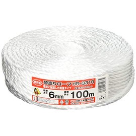 Shin-Etsu Industry HR-3310 Packing Rope, White, 328.1 ft (100 m)
