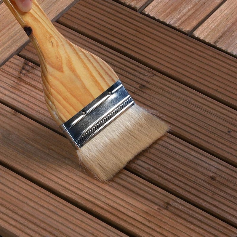 Yaheetech 27PCS Interlocking Patio Deck Tiles 12 x 12in Wood
