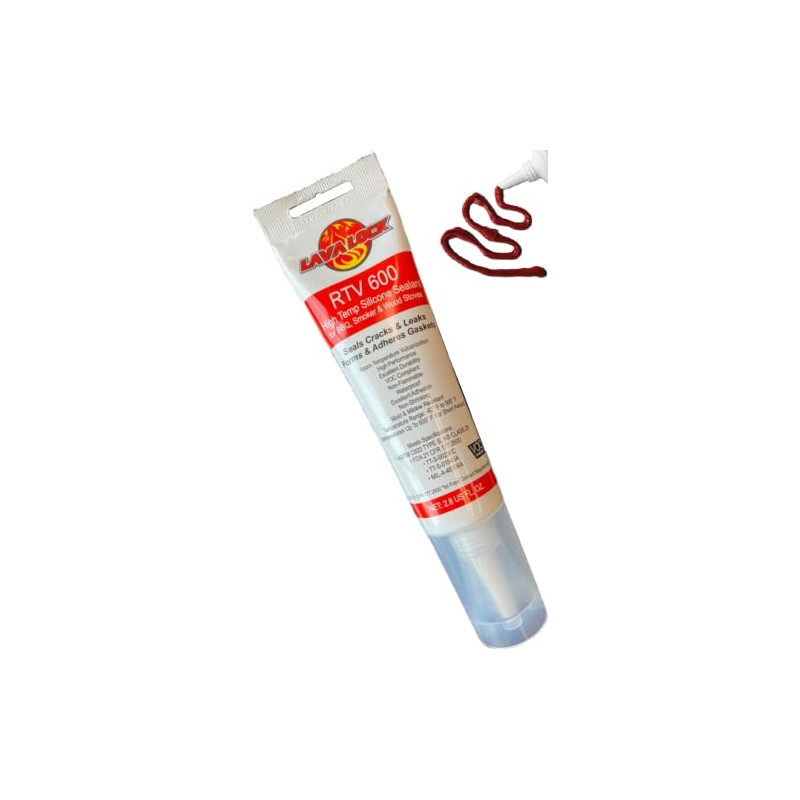 LavaLock High Temp Silicone Adhesive for BBQ Grill & Smoker