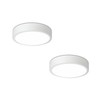 WISBEAM Smart 11" Modern LED Ceiling Light, White Flush Mount