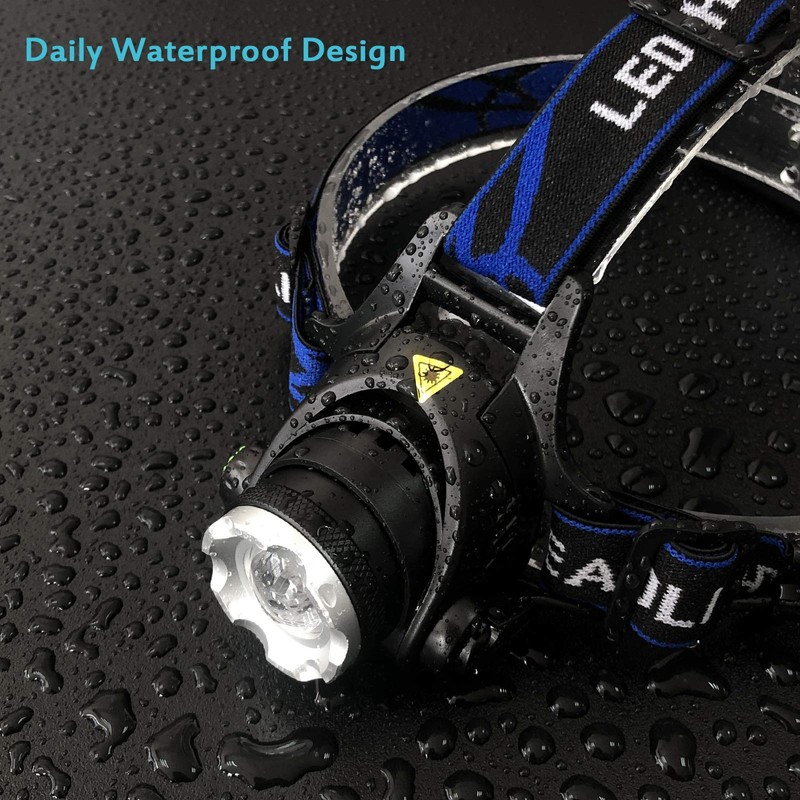 TotaLohan 4 in 1 Multicolor Headlamp 800 Lumen Zoomable One