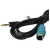 vhbw AUX Audio Adapter Cable Car Radio (120 cm) Compatible