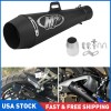 Gearzaar 38-51mm Universal Motorcycle Exhaust Muffler Pipe Slip on with