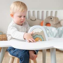 Done by Deer Antee Stacking Arch Colour Mix - Ideal for Creative Play and Puzzle Solving from 1 Year, Promotes Fine Motor Skills and Tactile Development, Wooden Toy, Motor Skills Toy