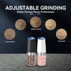 UNNEES Gravity Electric Salt and Pepper Grinder set of 2,