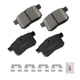 Fraxle Rear Ceramic Brake Pads Set with Hardware For 2008-2017 Honda Accord, 2009-2014 Acura TSX