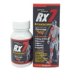 Rx7 Articulaciones 60 Cápsulas Sabor Sin Sabor