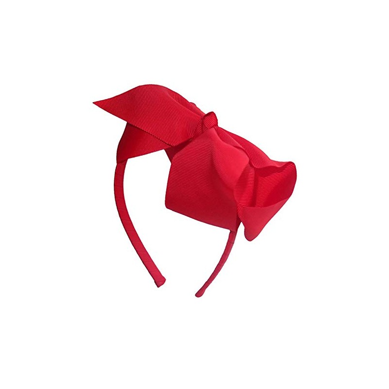LUSM Ribbon Bow Alice Hair Band Headband RED