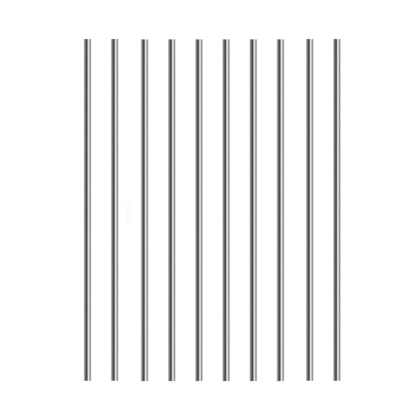 Unifizz 304 Stainless Steel Round Rod, 8mm x 80mm Solid
