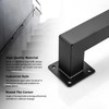 Modern Stair Handrail,Sturdy Safety Handrail for Stairs/Wall-Mounted Black Metal Wall